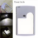 Zhltools 4B-3 Mini İnce 3X6x2 Mini Led Işıklı Büyüteç