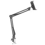 Zhltools Ayarlanabilir 360 Derece Teleskopik Metal Masa Üstü Telefon Tablet Tutucu
