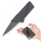 Zhltools Kredi Kartı Outdoor Kamp Bıçağı - Siyah