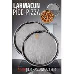 Zhltools Lahmacun Pizza Pide Pişirme Tepsisi 36 Cm 2 Li Set