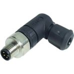 Zhong M8PGF-4D ,m8/4-Pin Açılı Erkek Soket - 0 - Siyah