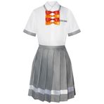 Zhongkaihua Anime Cosplay Yanami Anna/Komari Chika Cosplay kostüm okul üniforması gömlek etek papyon tam Set kıyafet cadılar bayramı karnaval fantezi elbise parti