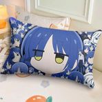 Zhongkaihua Anime Yastık Kılıfı 60 * 40 cm, Goto Hitori/Ijichi Nijika/Kita Ikuyo/Yamada Ryo Figürü 3D Baskılı Yastık Kılıfı Yastık Kılıfı Yatak Odası Kanepe Ofis (Yastık Dahil Değildir)