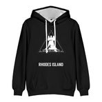 Zhongkaihua Arknights Blaze Ptilopsis Phantom Anime Dijital Kapüşonlu Kazak - Yetişkin Genç Anime Sweatshirt Cepli Sıcak Hediye Erkek Kız Öğrenci Severler için, Tip - 01, L