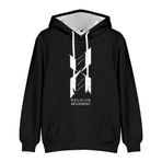 Zhongkaihua Arknights Blaze Ptilopsis Phantom Anime Dijital Kapüşonlu Kazak - Yetişkin Genç Anime Sweatshirt Cepli Sıcak Hediye Erkek Kız Öğrenci Severler için, Tip - 02, XL