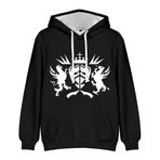 Zhongkaihua Arknights Blaze Ptilopsis Phantom Anime Dijital Kapüşonlu Kazak - Yetişkin Genç Anime Sweatshirt Cepli Sıcak Hediye Erkek Kız Öğrenci Severler için, Tip - 06, XXL