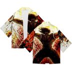 Zhongkaihua BAKI Anime Kimono hırka Hanma Yujiro/hanma baki Anime şal hırka yaz Cosplay Kimono ceket pelerin için kulüp parti, Tip6, M