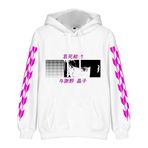 Zhongkaihua Bungo Sokak Köpekleri Dazai Osamu Nakajima Atsushi Anime Dijital Kapüşonlu Kazak Yetişkin Genç Anime Sweatshirt Cepli Sıcak Hediye Öğrenci Severler için, Tip - 2, L