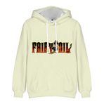 Zhongkaihua Fairy Tail Natsu Dragneel Lucy Heartfilia Anime Dijital Kapüşonlu Kazak Sweatshirt Cepli Sıcak Hediye Yetişkin Genç Erkek Kız Öğrenci Severler için, tip 4, XL