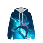 Zhongkaihua Kyan Reki 3D Anime Dijital Langa Hasegaw Chinen Miya Kapüşonlu Kazak Sweatshirt Cepli Sıcak Hediye Yetişkin Genç Erkek Kız Öğrenci Severler için, Tip 2, XXL