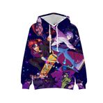 Zhongkaihua Kyan Reki 3D Anime Dijital Langa Hasegaw Chinen Miya Kapüşonlu Kazak Sweatshirt Cepli Sıcak Hediye Yetişkin Genç Erkek Kız Öğrenci Severler için, tip 6, 3XL