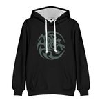 Zhongkaihua Mo Dao Zu Shi LAN Wang Ji Wei Wu Xian Anime Dijital Kapüşonlu Kazak - Yetişkin Genç Anime Sweatshirt Cepli Sıcak Hediye Erkek Kız Öğrenci Severler için, Mo Dao Zu Shi - 04, XXS