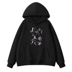 Zhongkaihua Nanakusa Nazuna 3D Anime Dijital YAMORI KO Siyah Kapüşonlu Kazak Sweatshirt Cepli Sıcak Hediye Yetişkin Genç Erkek Kız Öğrenci Severler için, tip 5, XS
