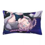 Zhongkaihua Nanakusa Nazuna Anime Dikdörtgen Yastık Kılıfı - 60 x 40 cm Kanepe ve Yatak Minder Kılıfı (İç Yastık Dahil Değildir) Anime Peluş Kürklü Yumuşak Baskılı Ev Dekoru