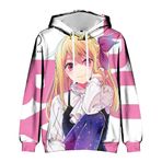 Zhongkaihua Oshi no Ko Hoshino Ai Hoshino Rubi Anime Dijital Kapüşonlu Kazak - Yetişkin Genç Anime Sweatshirt Cepli Sıcak Hediye Erkekler, Kızlar Öğrenci Aşıklar için, Tip - 05, XS