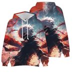 Zhongkaihua Tokyo Ghoul 3D Anime Dijital Kaneki Ken Kirishima Toka Kapüşonlu Kazak Sweatshirt Cepli Sıcak Hediye Yetişkin Genç Erkek Kız Öğrenci Severler için, Tokyo Ghoul Tip a, L