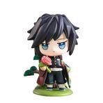 Zhongkaihua Tomioka Giyuu Figür Anime PVC Model Figür Ev Masası Araba Dekorasyonu Süsleme Hayranlar için Doğum Günü Hediyesi 3,9 inç (10 cm)