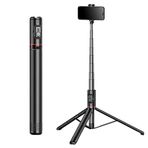 zhoppy Telefon Tripod Standı Vlog Kaydı Için Uzaktan Kumandalı Selfie Çubuğu, Seyahat Ve Açık Hava Etkinlikleri Için Uzatılabilir Hafif Taşınabilir Siyah