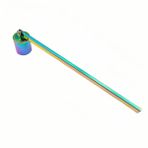 ZHU IN SY Mum Snuffer, Candlesnuffers Fitil Snuffer Mum Aksesuarı, Mum Alevini Güvenle Çıkarmak için Paslanmaz Çelik Fitil Alev Söndürücü (Renkli Mum Snuffer A)