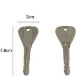 Zhuning Shop 1 2 Adet Stil Metal Sihir Oyuncak Katlanır Anahtar Şişe Veya Metal Halka Içinden Geçme Sihir Numarası Oyuncak Şaka Oyuncak Sihir Gösterisi Malzemesi (Yurt Dışından) - Renkli - --