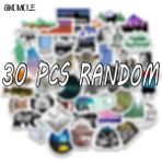 Zhuning Shop 1 30 ADET-YT21 Stili Doğa Kampçılığı Seyahat Çıkartmaları Vahşi Doğa Macera Açık Hava Manzara Stickerları Dıy Oyuncaklar Laptop Valiz Motor Araba F5 (Yurt Dışından)