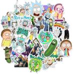 Zhuning Shop 1 35 Adet Tarzı Çizgi Film Anime Rick ve Morty Sticker Su Geçirmez Telefon Seyahat Valizi Kaykay Laptop Bardak Valiz Sticker Oyuncak Dekorasyon (Yurt Dışından)