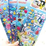 Zhuning Shop 1 4 Sayfa Stili Çocuk Sticker Farklı Çeşitli 3D Kabartmalı Toplu Sticker Kız Erkek Doğum Günü Hediye Defter Öğretmen Hayvanlar Karikatür (Yurt Dışından)