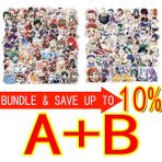 Zhuning Shop 1 50 Adet A ve B Tarzı Pc'ler Için Ge Impact Oyun Çıkartmaları Anime Laptop Valiz Kaykay Bisiklet Bagaj Su Geçirmez Sticker Çocuk Oyuncak Hediye Etiket (Yurt Dışından)