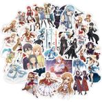 Zhuning Shop 1 50 Adet Tam-A Tarzı Mobilya Duvar Masa Koltuk Oyuncak Araba Bagaj Tv Gitar Motosiklet Için Sword Art Online Japon Anime Sticker Paketi (Yurt Dışından)