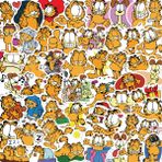 Zhuning Shop 1 50 Adet Tarzı Garfield Sevimli Sticker Kaykay Laptop Bavul Gitar Pvc Su Geçirmez Grafiti Etiket Çocuk Oyuncak Christmas Hediyesi (Yurt Dışından)