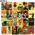 Zhuning Shop 1 54PCS-HB300 Tarzı Klasik Film Stickerları Bagaj Laptop Sanat Tablo Kill Bill Pulp Fiction Poster Dıy Oyuncak Stickerlar Kaykay F5 (Yurt Dışından)