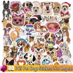 Zhuning Shop 1 80 Adet Pet Köpek Stili Sevimli Hayvan Evcil Köpek Etiketleri Çizgi Film Kaniş Altın Retriever Köpek Çocuk Oyuncakları Laptop Araba Suya Dayanıklı Bisiklet Sticker Decal (Yurt Dışından)