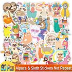 Zhuning Shop 1 80 Alpaka ve Tembellik Stili Çocuklar Için Harika Uzay Sticker Oyuncakları Ufo Astronot Roket Gezegen Sticker Etiketler Kaykay Araba Laptop Bisiklet Üzerinde (Yurt Dışından)