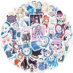 Zhuning Shop 1 A-50PCS Tarzı Hololive Vtuber Pvc Su Geçirmez Stickerlar - Bagaj Duvar Araba Laptop Bisiklet Motosiklet Defter Oyuncak Stickerları Için (Yurt Dışından)