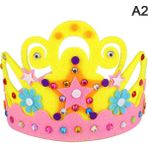 Zhuning Shop 1 A2 Stili Çocuklar Için El Yapımı Oyuncak Taç Yaratıcı Kağıt Pul Çiçek Yıldız Desenler Oyuncaklar - Parti Süsleri (Yurt Dışından) - zanaat oyuncaklar