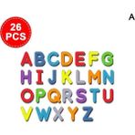 Zhuning Shop 1 Bir Stil Mıknatıslı Harf Büyük Küçük Harf Köpük Alfabesi Abc Mıknatıslar Buzdolabı Eğitici Oyuncaklar Seti (Yurt Dışından) - Beyaz