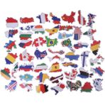 Zhuning Shop 1 Bir Stil Ülkeler Haritası Seyahat Stickerı Dıy Scrapbooking Bavul Laptop Araba Motosiklet Milli Bayrak Stickerları Çocuklar Için Oyuncaklar (Yurt Dışından)