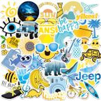 Zhuning Shop 1 Çoklu Stil Pcs Renkli Kawaii Vsco Kız Çıkartmaları Laptop Gitar Kaykay Su Geçirmez Estetik Grafiti Sticker Paketleri Çocuk Oyuncakları (Yurt Dışından)