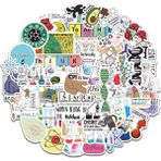 Zhuning Shop 1 D-50 Adet Tarzı Bilim Laboratuvarı Kimya Stickerları Komik Bilim Insanları Köpek Sticker'ı Dıy Laptop Valiz Defter Motosiklet Çıkartmalar Çocuk Oyuncakları Için (Yurt Dışından)