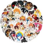 Zhuning Shop 1 D-50 Adet Tarzı Pcs The Promised Neverland Sticker Anime Etiketler Buzdolabı Skateboard Laptop Bagaj Çıkartmalar Graffiti Oyuncak Için (Yurt Dışından)