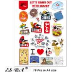 Zhuning Shop 1 D Stili Kamp Stickerleri Outdoor Laptop Etiketler Logo Su Geçirmez Vinil Valiz Çıkartmaları Not Defteri Paten Skateboard - Türkçe (Yurt Dışından)