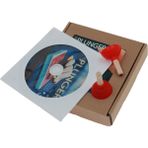 Zhuning Shop 1 DVD ve Gımmıck Stili Küçük Piston DVD + Jiletler - Sihir Numarası Malzemeleri Metaism Yakın Illüzyon Sahne Magia Malzemeleri Tv'de Görüldü - Yüksek Kalite - (Yurt Dışından) - Renkli - --