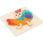 Zhuning Shop 1 Floresan Sarı Tarzı Montessori Materyaller Çocuklar Yapboz Tahtası Eğitici Ahşap Oyuncaklar Bebekler Için Bulmaca Tangram Çizgi Film Baykuş Oyuncakları (Yurt Dışından)