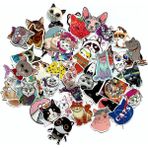 Zhuning Shop 1 G-035-50 Adet Tarzı Sevimli Kediler Hayvan Grafiti Sticker Karışık Stil Oyuncaklar Bavul Laptop Bisiklet Bagaj Araba Scooter Kaykay Sticker (Yurt Dışından)