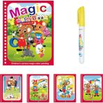 Zhuning Shop 1 G Tarzı Çocuklar Sihirli Su Çizim Kitabı Montessori Oyuncakları Yeniden Kullanılabilir Boyama Kitabı Duyusal Erken Eğitim Oyuncakları Için Doğum Günü Hediyesi (Yurt Dışından) - Beyaz