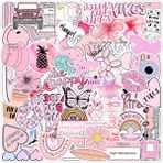 Zhuning Shop 1 Gök Mavisi Tarzı Pcs Renkli Kawaii Vsco Kız Çıkartmaları Laptop Gitar Kaykay Su Geçirmez Estetik Grafiti Sticker Paketleri Çocuk Oyuncakları (Yurt Dışından)