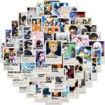 Zhuning Shop 1 Gri Stil Jujutsu Kaisen Hunter x Hunter Anime Stickerlar Kaykay Araba Laptop Bisiklet Cool Graffiti Sticker Yapıştırma Çocuk Oyuncak (Yurt Dışından)