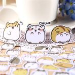 Zhuning Shop 1 Hamster'ın Ingiliz Ifadesi Sticker Çocuk Dıy Laptop Su Geçirmez Kaykay Moto Telefon Araba Oyuncak Scrapbooking Etiketler - E Ticaret Için Türkçe Başlık (Yurt Dışından)
