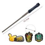 Zhuning Shop 1 Harry'nin Yeni Stili 27 Tür Potter Asasına Cosplay Metal Iron Core Dumbledore Luna Asası Çocuk Sihirli Asa Hediye Kutusu Olmadan Potter Prop (Yurt Dışından) - Renkli - --