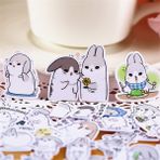 Zhuning Shop 1 Hooligan Tavşan Sticker Anime Komik Scrapbooking Etiketler Çocuk Dıy Laptop Valiz Kaykay Moto Bisiklet Araba Oyuncak Için (Yurt Dışından)